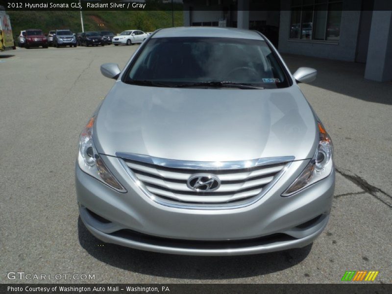 Radiant Silver / Gray 2012 Hyundai Sonata GLS