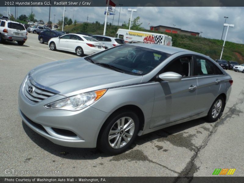Radiant Silver / Gray 2012 Hyundai Sonata GLS