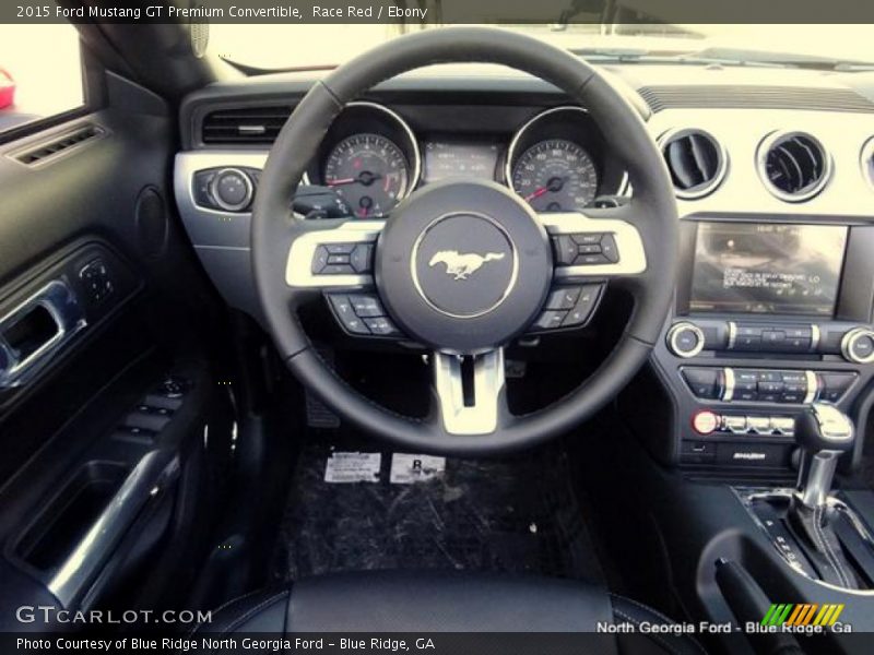Race Red / Ebony 2015 Ford Mustang GT Premium Convertible