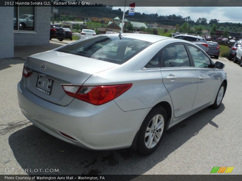 Radiant Silver / Gray 2012 Hyundai Sonata GLS