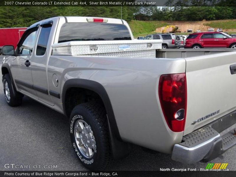 Silver Birch Metallic / Very Dark Pewter 2007 Chevrolet Colorado LT Extended Cab 4x4
