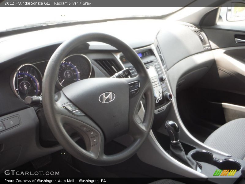 Radiant Silver / Gray 2012 Hyundai Sonata GLS