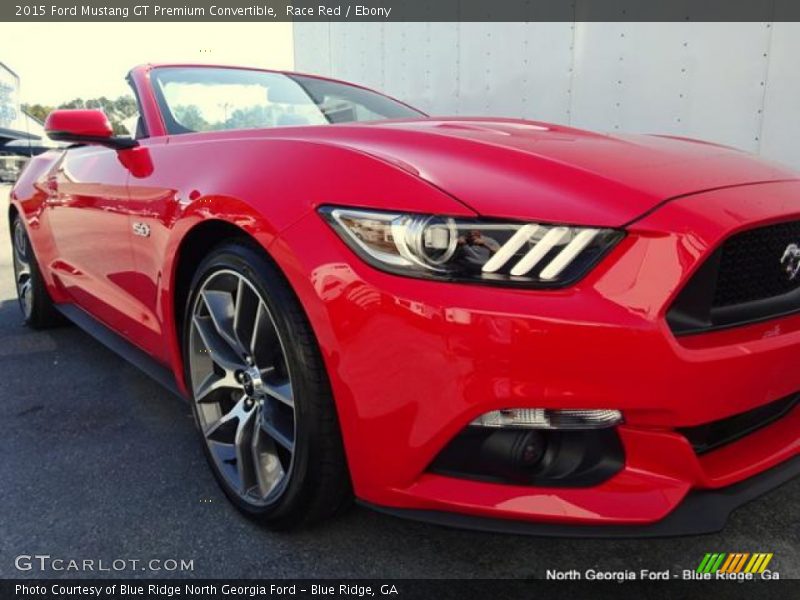 Race Red / Ebony 2015 Ford Mustang GT Premium Convertible