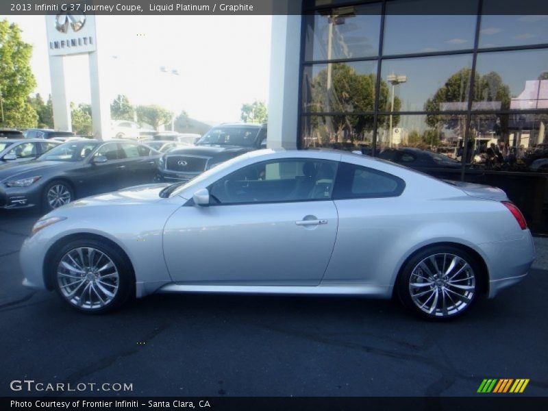 Liquid Platinum / Graphite 2013 Infiniti G 37 Journey Coupe