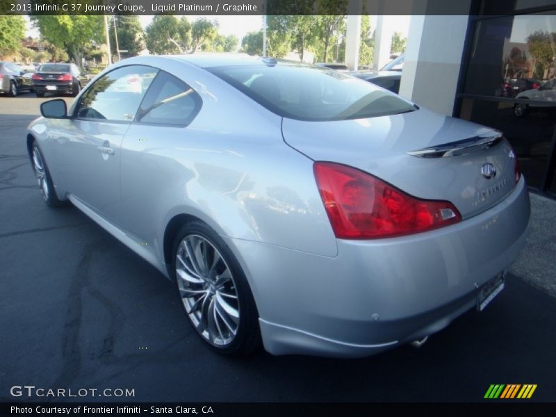 Liquid Platinum / Graphite 2013 Infiniti G 37 Journey Coupe