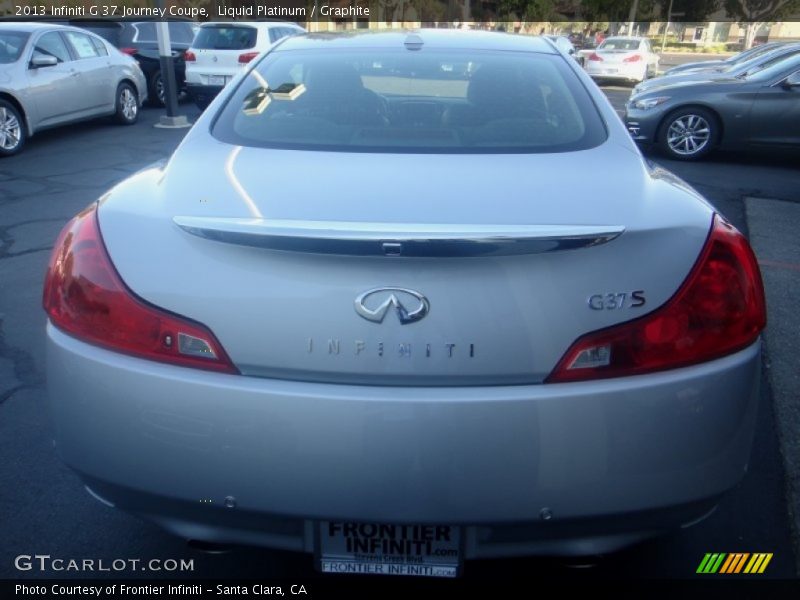 Liquid Platinum / Graphite 2013 Infiniti G 37 Journey Coupe