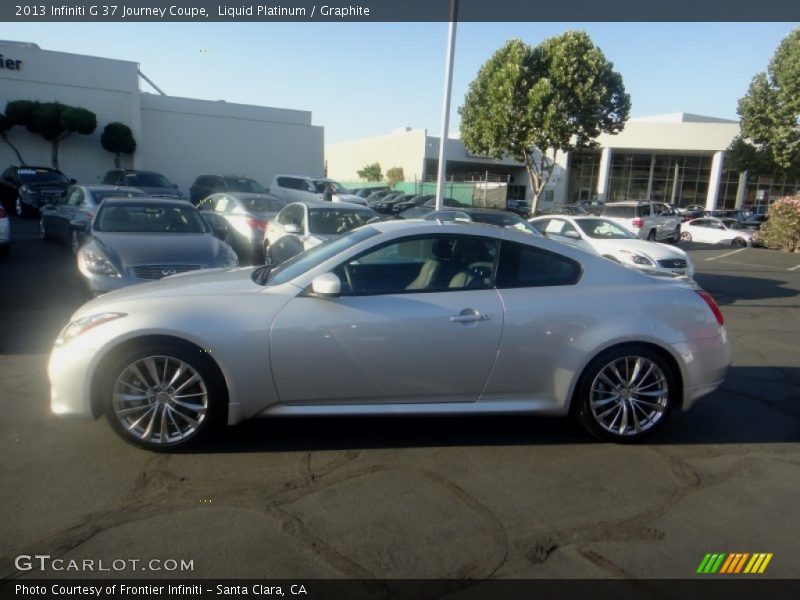Liquid Platinum / Graphite 2013 Infiniti G 37 Journey Coupe