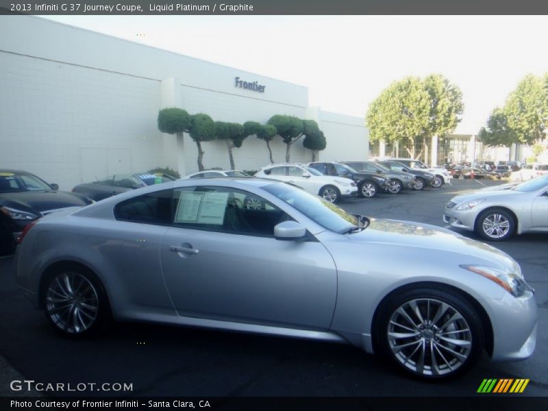 Liquid Platinum / Graphite 2013 Infiniti G 37 Journey Coupe