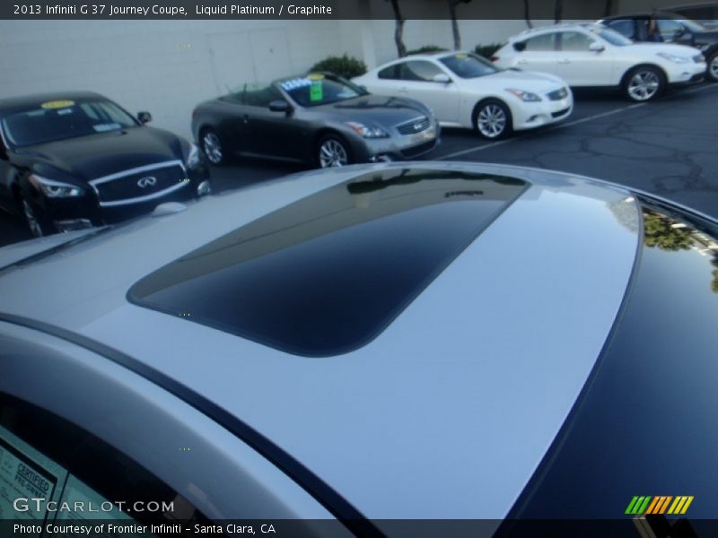 Liquid Platinum / Graphite 2013 Infiniti G 37 Journey Coupe