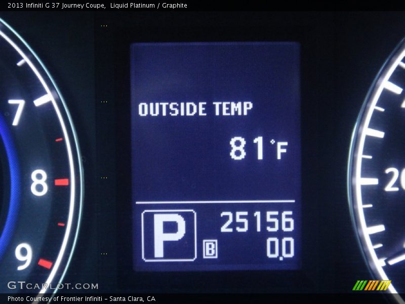 Liquid Platinum / Graphite 2013 Infiniti G 37 Journey Coupe