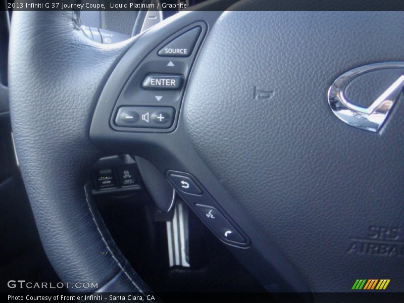 Liquid Platinum / Graphite 2013 Infiniti G 37 Journey Coupe
