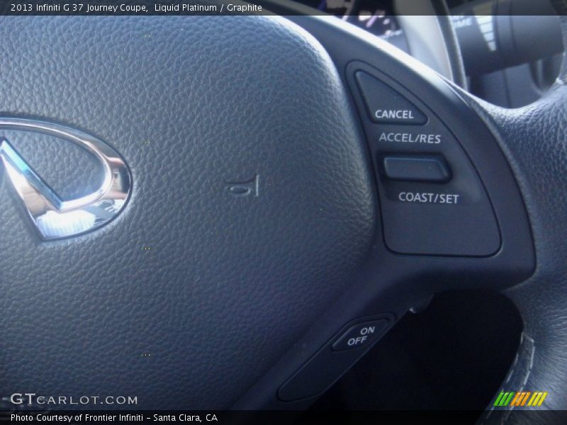 Liquid Platinum / Graphite 2013 Infiniti G 37 Journey Coupe