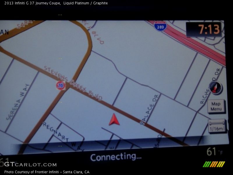Liquid Platinum / Graphite 2013 Infiniti G 37 Journey Coupe