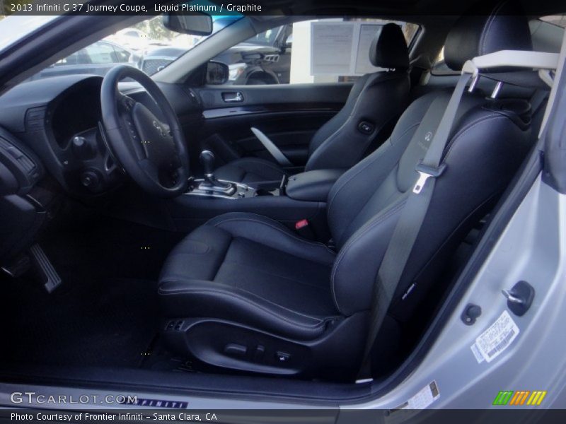 Liquid Platinum / Graphite 2013 Infiniti G 37 Journey Coupe