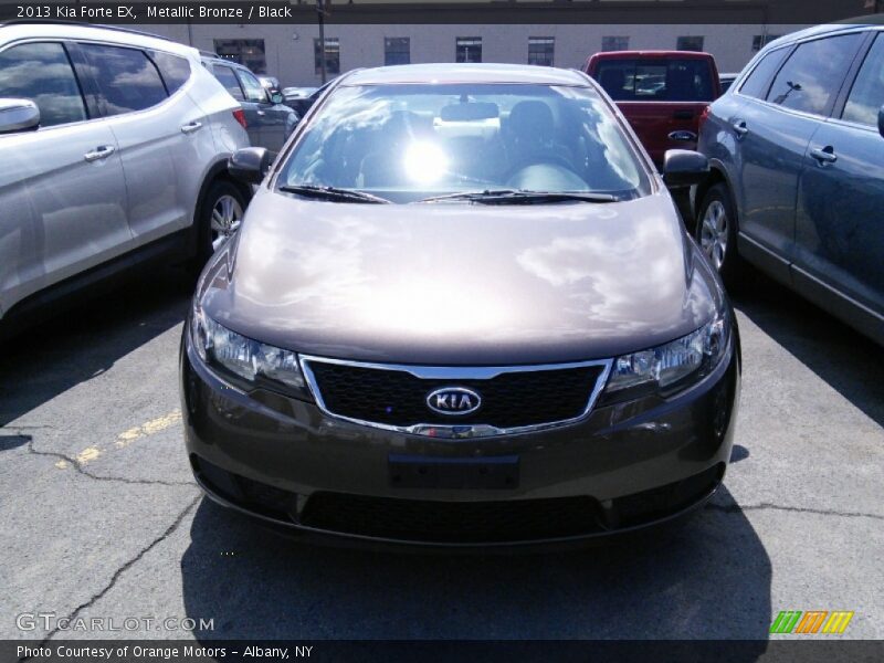 Metallic Bronze / Black 2013 Kia Forte EX