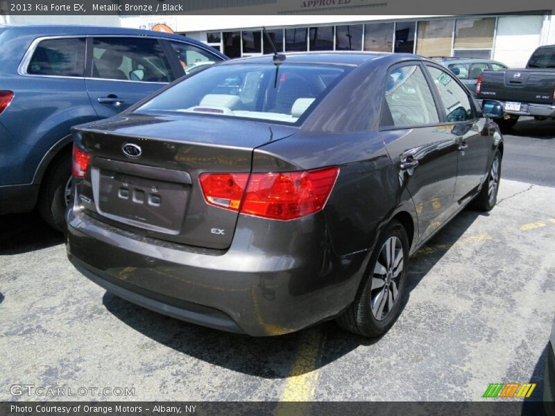 Metallic Bronze / Black 2013 Kia Forte EX