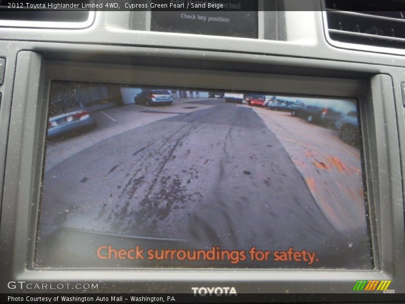 Cypress Green Pearl / Sand Beige 2012 Toyota Highlander Limited 4WD