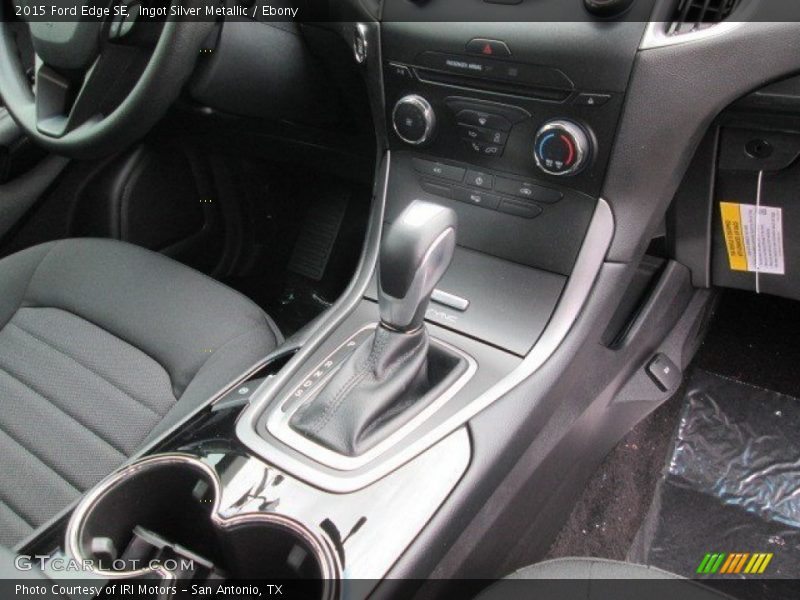Ingot Silver Metallic / Ebony 2015 Ford Edge SE