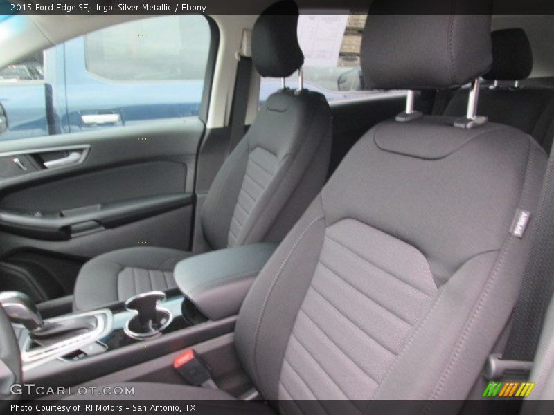 Ingot Silver Metallic / Ebony 2015 Ford Edge SE