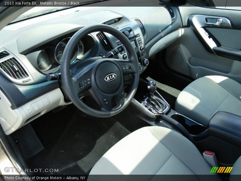 Metallic Bronze / Black 2013 Kia Forte EX