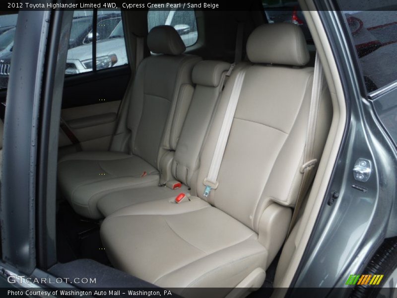 Cypress Green Pearl / Sand Beige 2012 Toyota Highlander Limited 4WD