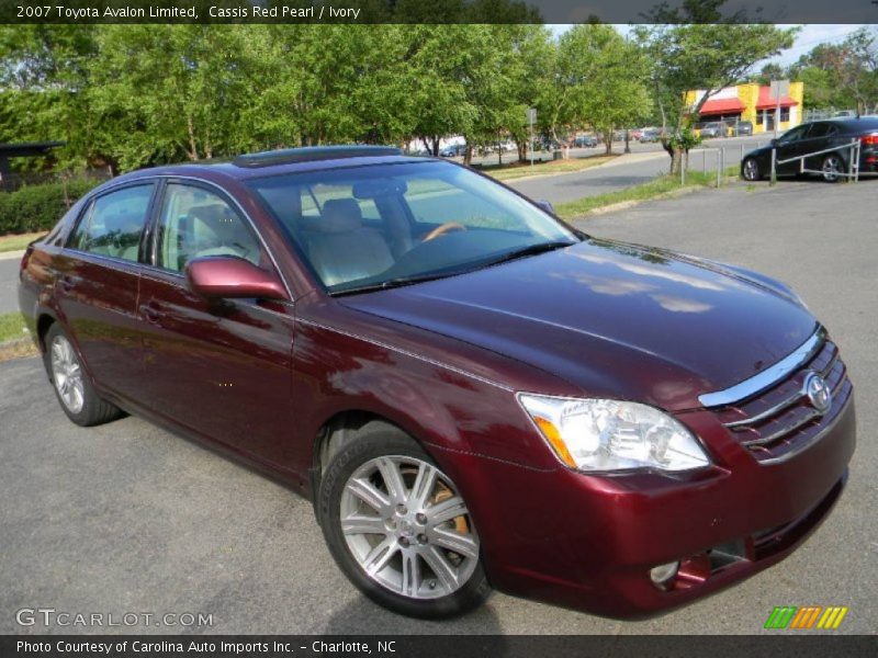 Cassis Red Pearl / Ivory 2007 Toyota Avalon Limited