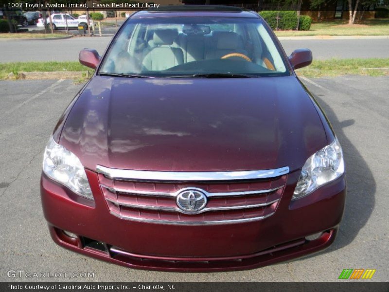 Cassis Red Pearl / Ivory 2007 Toyota Avalon Limited