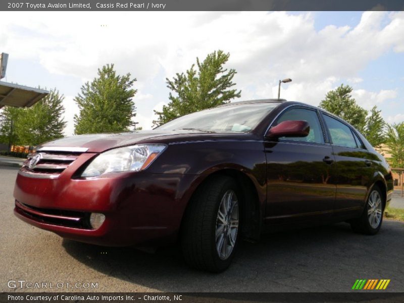 Cassis Red Pearl / Ivory 2007 Toyota Avalon Limited