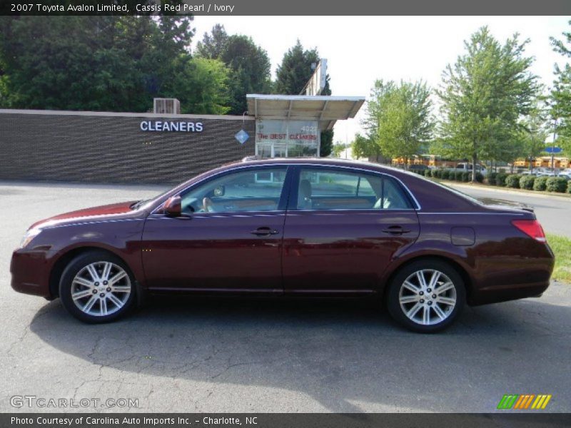 Cassis Red Pearl / Ivory 2007 Toyota Avalon Limited
