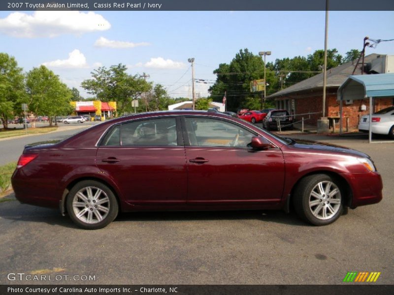 Cassis Red Pearl / Ivory 2007 Toyota Avalon Limited