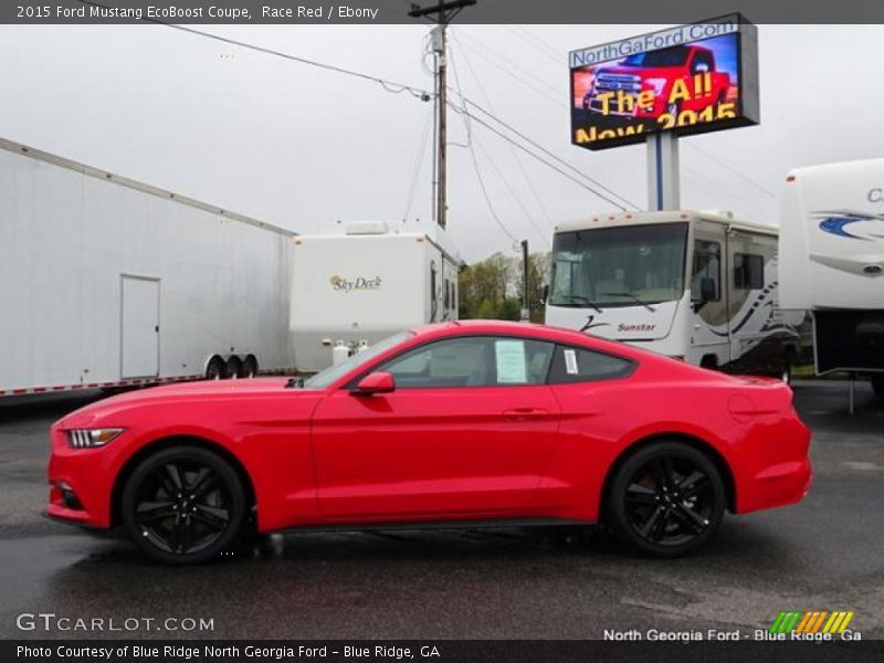 Race Red / Ebony 2015 Ford Mustang EcoBoost Coupe