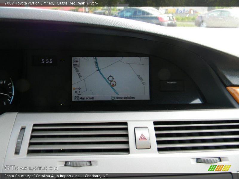 Cassis Red Pearl / Ivory 2007 Toyota Avalon Limited