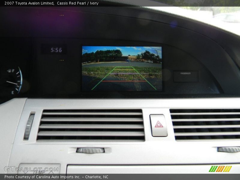 Cassis Red Pearl / Ivory 2007 Toyota Avalon Limited