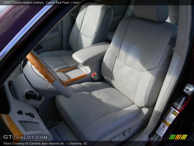 Cassis Red Pearl / Ivory 2007 Toyota Avalon Limited