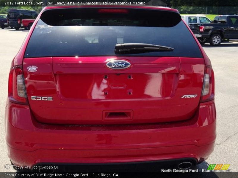 Red Candy Metallic / Charcoal Black/Silver Smoke Metallic 2012 Ford Edge Sport