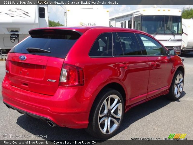Red Candy Metallic / Charcoal Black/Silver Smoke Metallic 2012 Ford Edge Sport