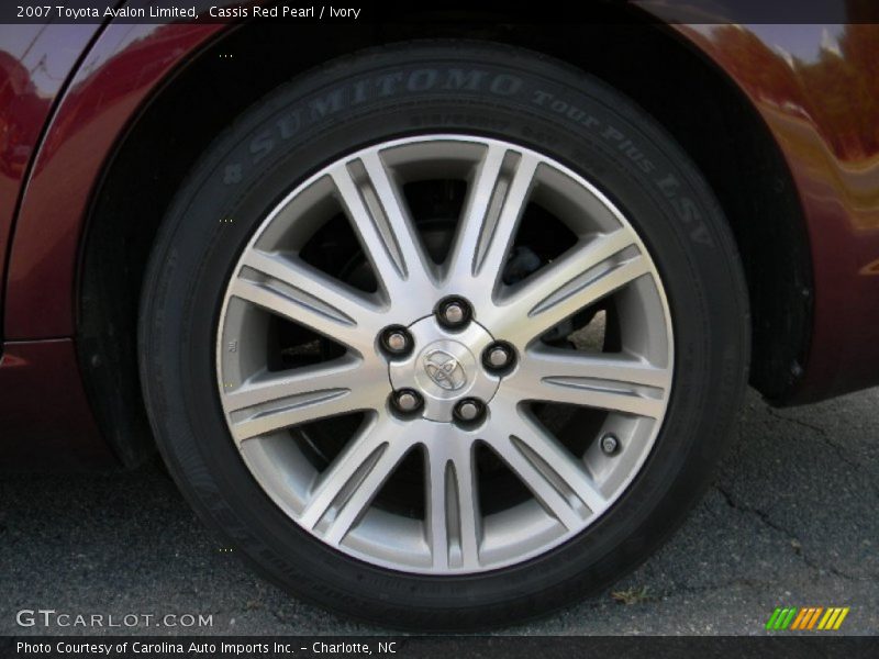 Cassis Red Pearl / Ivory 2007 Toyota Avalon Limited