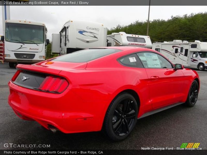 Race Red / Ebony 2015 Ford Mustang EcoBoost Coupe