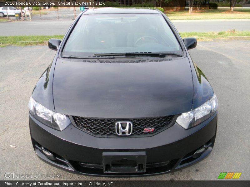 Crystal Black Pearl / Black 2010 Honda Civic Si Coupe