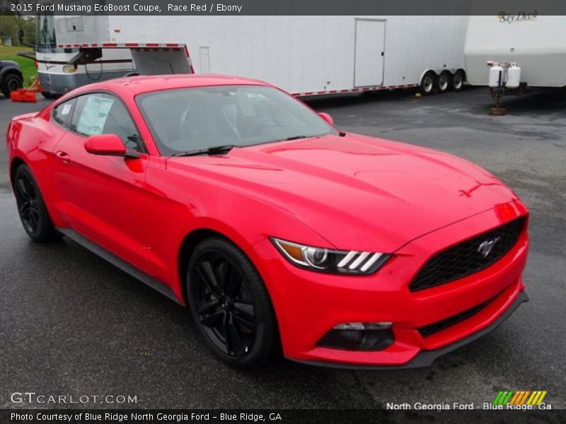 Race Red / Ebony 2015 Ford Mustang EcoBoost Coupe