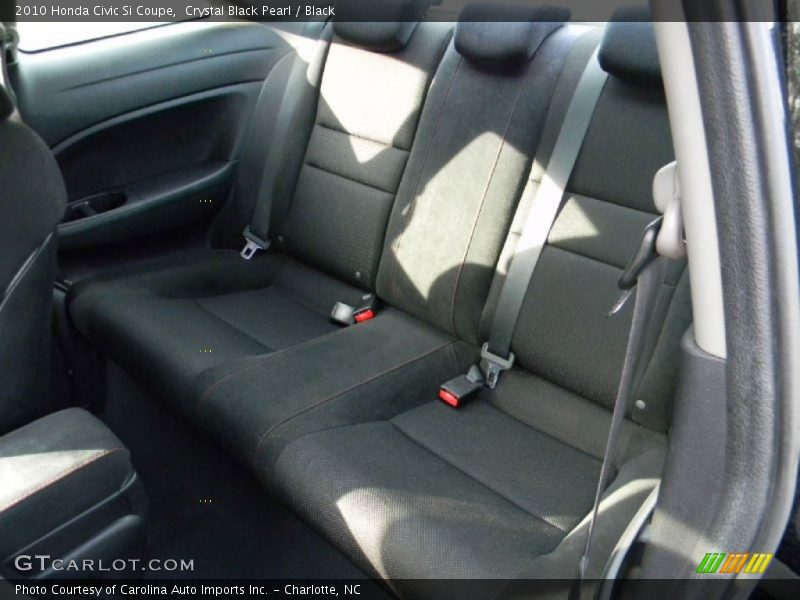 Crystal Black Pearl / Black 2010 Honda Civic Si Coupe