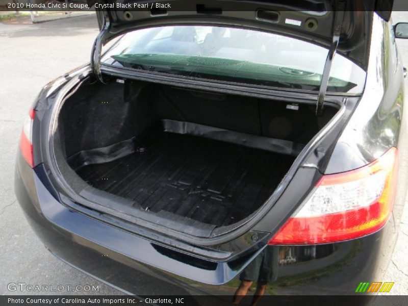 Crystal Black Pearl / Black 2010 Honda Civic Si Coupe
