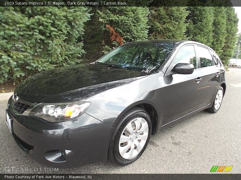 Dark Gray Metallic / Carbon Black 2009 Subaru Impreza 2.5i Wagon