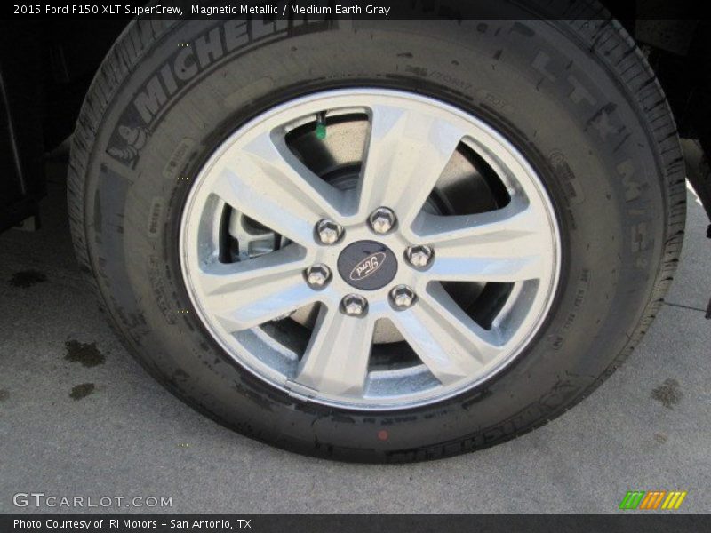 Magnetic Metallic / Medium Earth Gray 2015 Ford F150 XLT SuperCrew