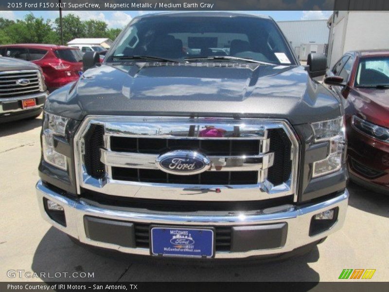 Magnetic Metallic / Medium Earth Gray 2015 Ford F150 XLT SuperCrew