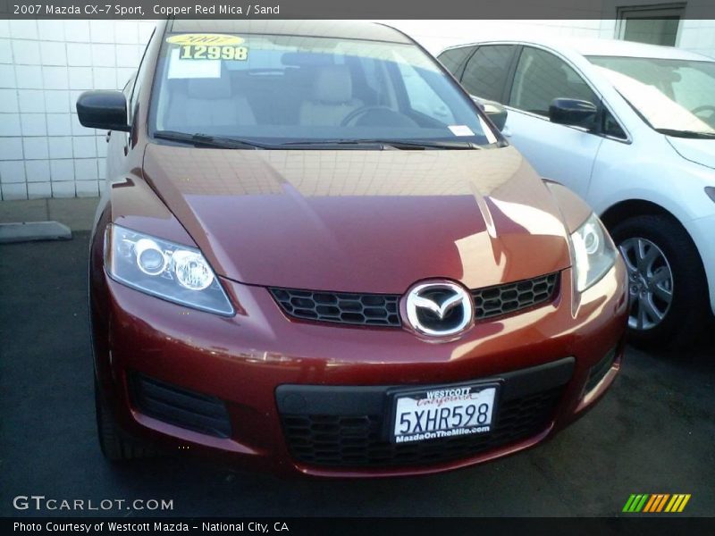 Copper Red Mica / Sand 2007 Mazda CX-7 Sport