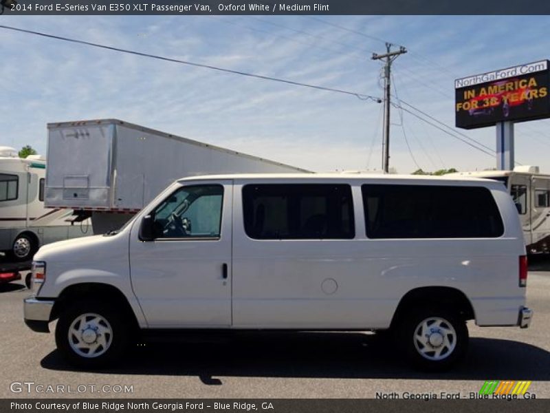 Oxford White / Medium Flint 2014 Ford E-Series Van E350 XLT Passenger Van