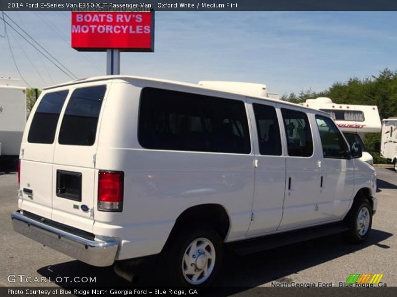 Oxford White / Medium Flint 2014 Ford E-Series Van E350 XLT Passenger Van