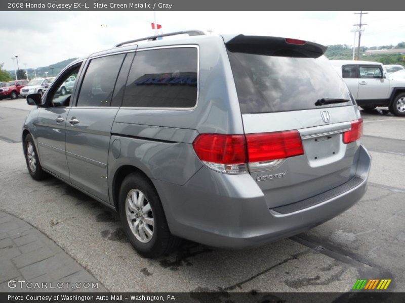 Slate Green Metallic / Gray 2008 Honda Odyssey EX-L