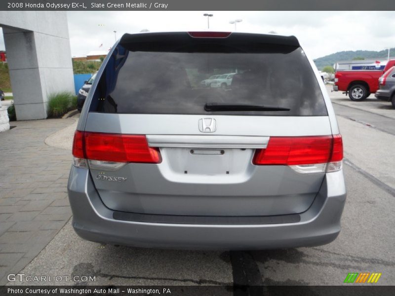 Slate Green Metallic / Gray 2008 Honda Odyssey EX-L